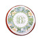 Vintage Floral Printed Icing Circle - Small - On Cookie