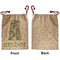 Vintage Floral Santa Bag - Approval - Front