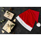 Vintage Floral Santa Hat - Flat Layout