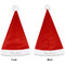 Vintage Floral Santa Hats - Front and Back (Double Sided Print) APPROVAL