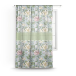 Vintage Floral Sheer Curtain - 50"x84"
