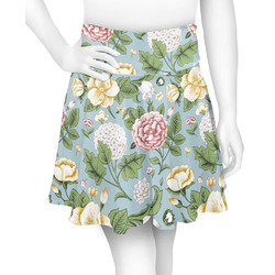 Vintage Floral Skater Skirt - Large