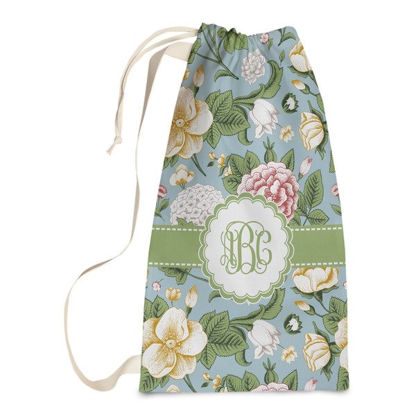 Custom Vintage Floral Laundry Bags - Small (Personalized)