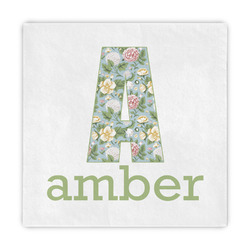 Vintage Floral Decorative Paper Napkins (Personalized)