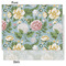 Vintage Floral Tissue Paper - Heavyweight - Medium - Front & Back