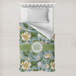 Vintage Floral Toddler Duvet Cover w/ Monogram