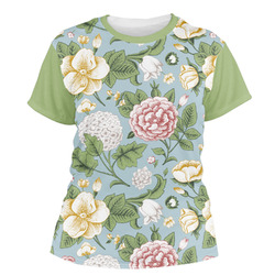 Vintage Floral Women's Crew T-Shirt - X Large