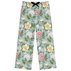 Vintage Floral Womens Pajama Pants - XL