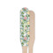 Vintage Floral Wooden Food Pick - Paddle - Single Sided - Front & Back