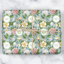Vintage Floral Wrapping Paper (Personalized)