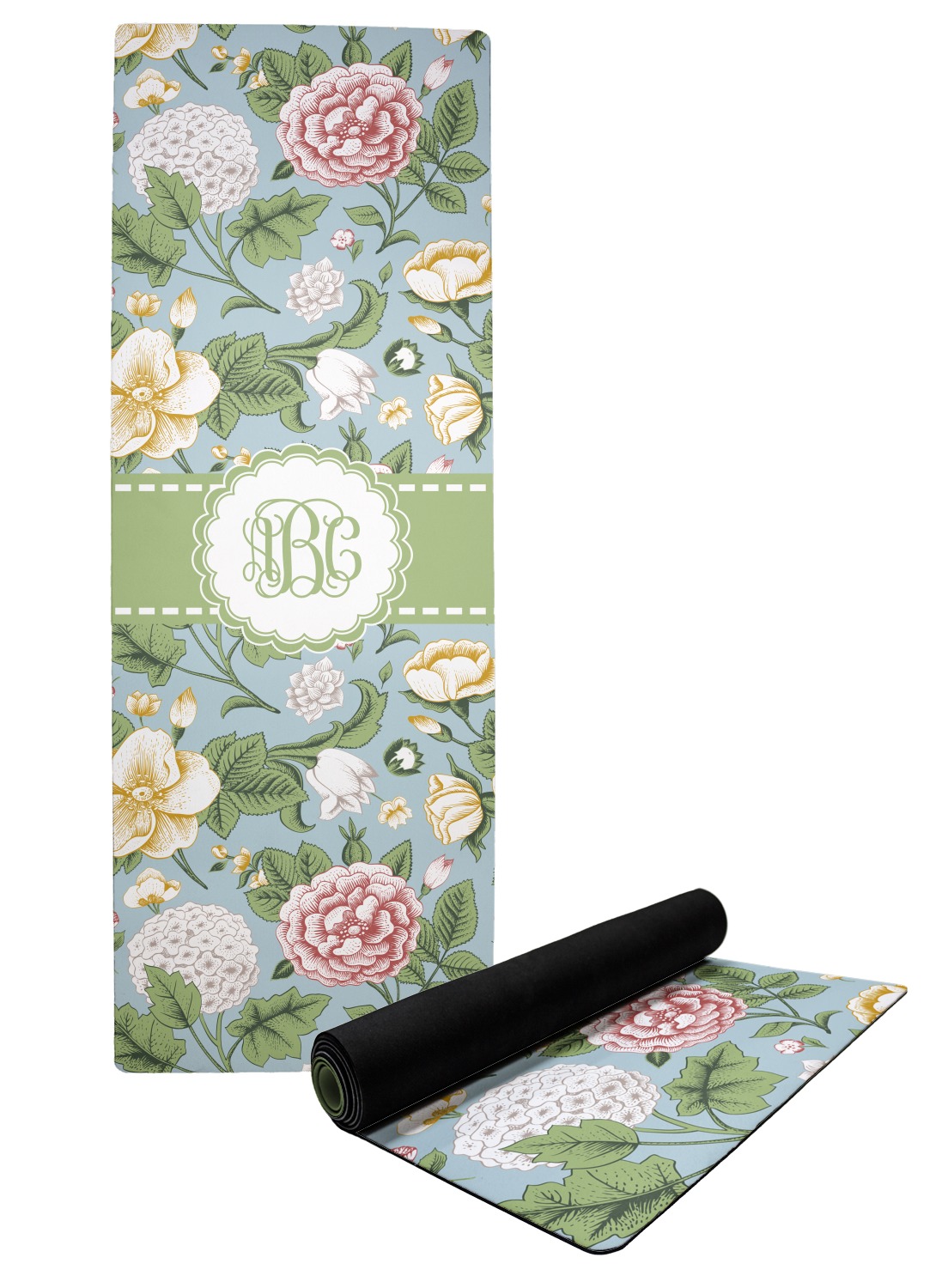 floral yoga mat