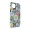 Vintage Floral iPhone 14 Tough Case - Angle