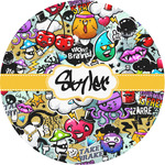 Graffiti Multipurpose Round Labels - 1" (Personalized)