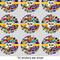 Graffiti 2" Multipurpose Round Labels - Sheet