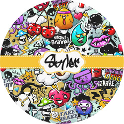 Graffiti Multipurpose Round Labels - 2" (Personalized)