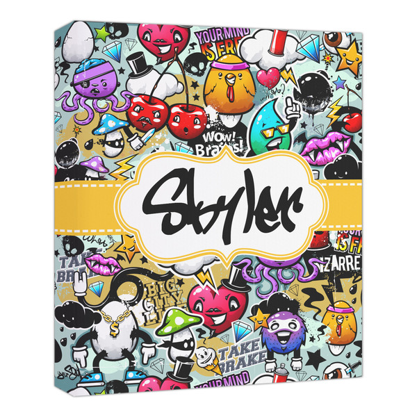 Custom Graffiti Canvas Print - 20x24 (Personalized)