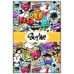 Graffiti Wood Print - 20x30 (Personalized)