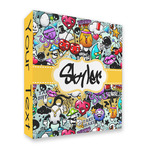 Graffiti 3 Ring Binder - Full Wrap - 2" (Personalized)