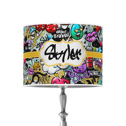 Graffiti 8" Drum Lamp Shade - Poly-film (Personalized)