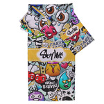 Graffiti Bath Towel Set - 3 Pcs (Personalized)