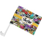 Graffiti Car Flag - Small w/ Name or Text