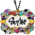 Graffiti Rear View Mirror Decor (Personalized)