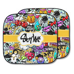 Graffiti Car Sun Shade - Two Piece (Personalized)