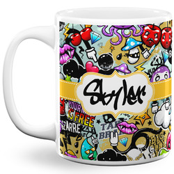 Graffiti 11 Oz Coffee Mug - White (Personalized)