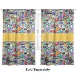 Graffiti Curtain Panel - Custom Size