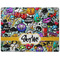 Graffiti Dog Food Mat - Medium without bowls