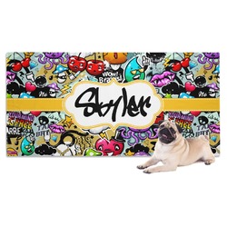 Graffiti Dog Towel (Personalized)