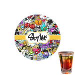 Graffiti Printed Drink Topper - 1.5" (Personalized)