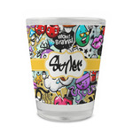 Graffiti Glass Shot Glass - 1.5 oz - Set of 4 (Personalized)