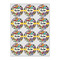 Graffiti Icing Circle - Small - Set of 12