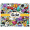 Graffiti Indoor / Outdoor Rug - 8'x10' - Front Flat