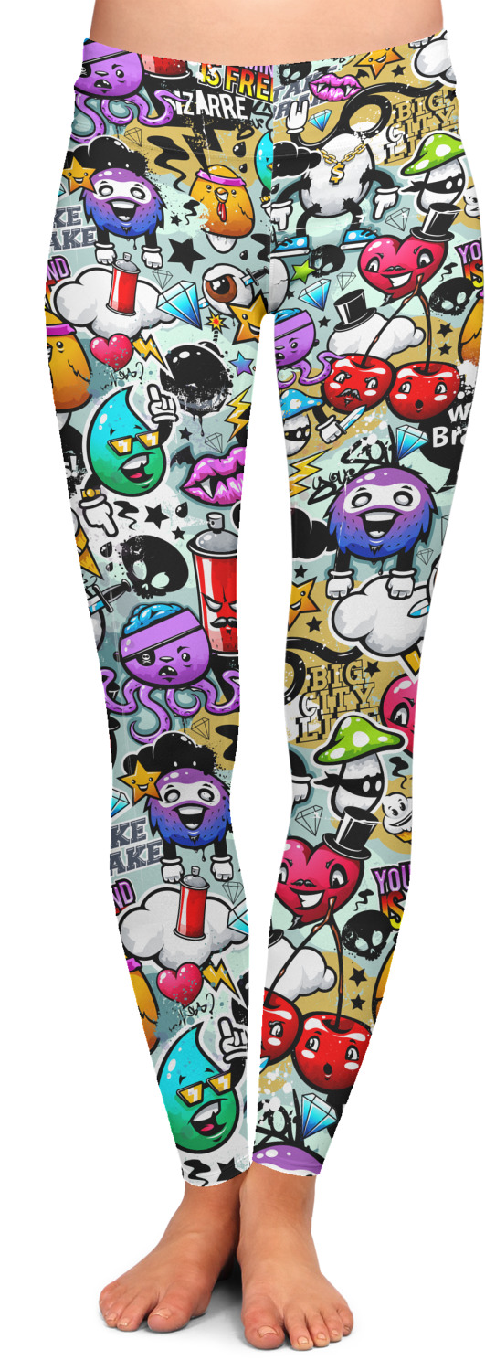 Graffiti Ladies Leggings (Personalized) - YouCustomizeIt