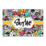 Graffiti Large Rectangle Car Magnet (Personalized)