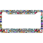 Graffiti License Plate Frame - Style B (Personalized)