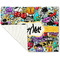 Graffiti Linen Placemat - Folded Corner (single side)