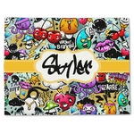 Graffiti Single-Sided Linen Placemat - Single w/ Name or Text