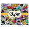 Graffiti Linen Placemat - Front