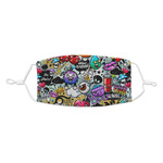 Graffiti Kid's Cloth Face Mask - Standard