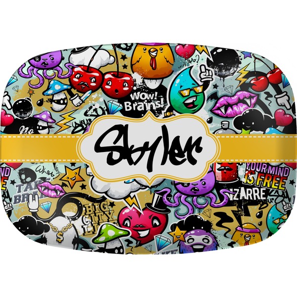 Custom Graffiti Melamine Platter (Personalized)