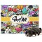 Graffiti Microfleece Dog Blanket - Large