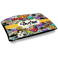 Graffiti Outdoor Dog Bed - Large (Personalized)