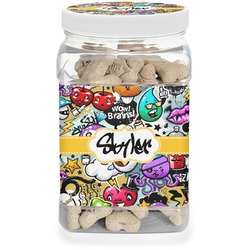 Graffiti Dog Treat Jar (Personalized)