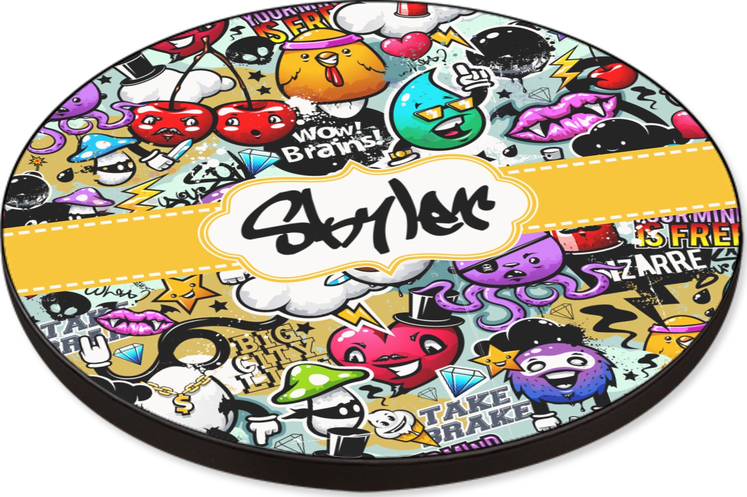 Graffiti Round Table (Personalized) - YouCustomizeIt