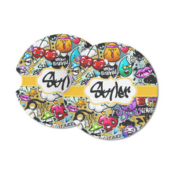 Graffiti Sandstone Car Coasters (Personalized)