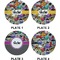 Graffiti Set of Appetizer / Dessert Plates (Approval)