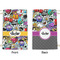 Graffiti Small Laundry Bag - Front & Back View